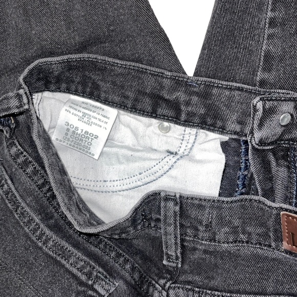 Vintage Lee Relaxed Straight High Rise Jeans Black 8 - Picture 4 of 4